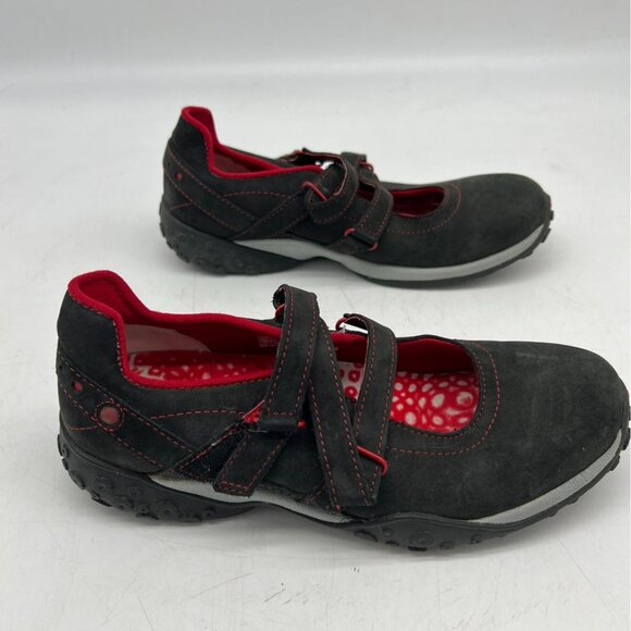 Timberland Womens Mary Jane Sandals Shoes Size 7M Black Leather Strappy Outdoors - Picture 7 of 8